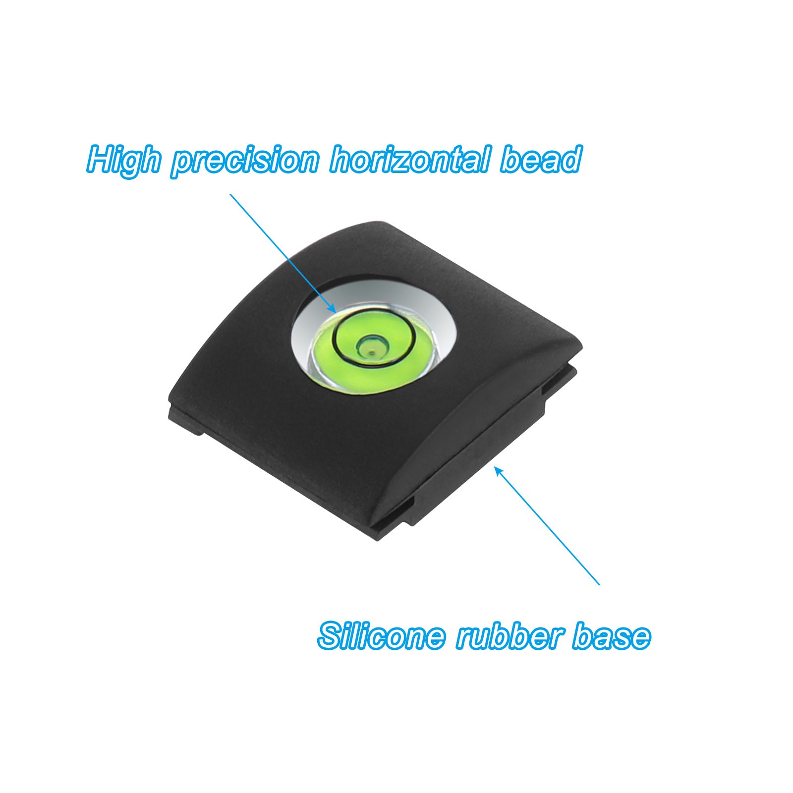 Camera Level Hot Shoe Cover Cap, 3 Pcs 1 Axis Bubble Level Camera Protector