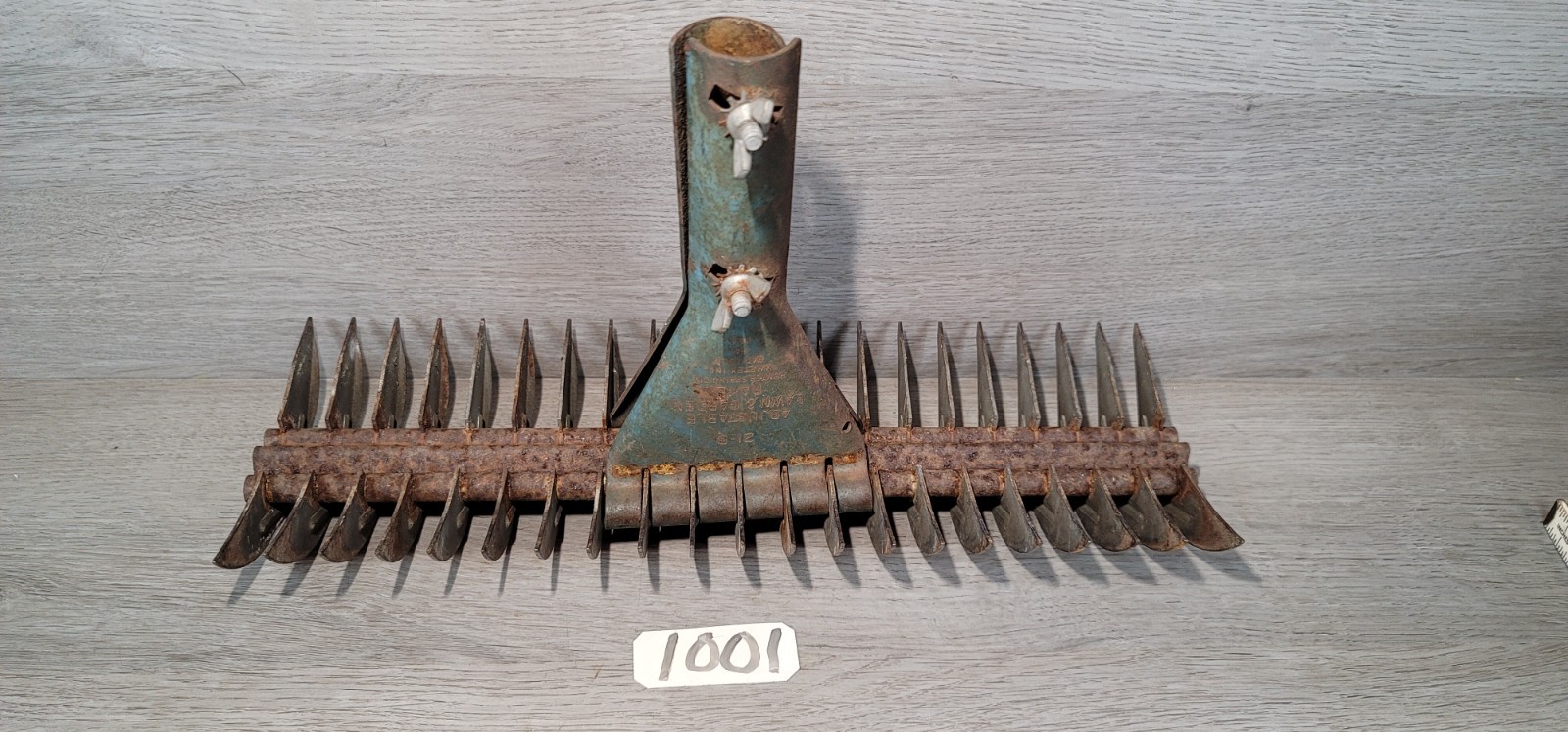 Lawn Garden Rake Thatching 21-B Adjustable Hunter Spring Div. Ametek Inc.