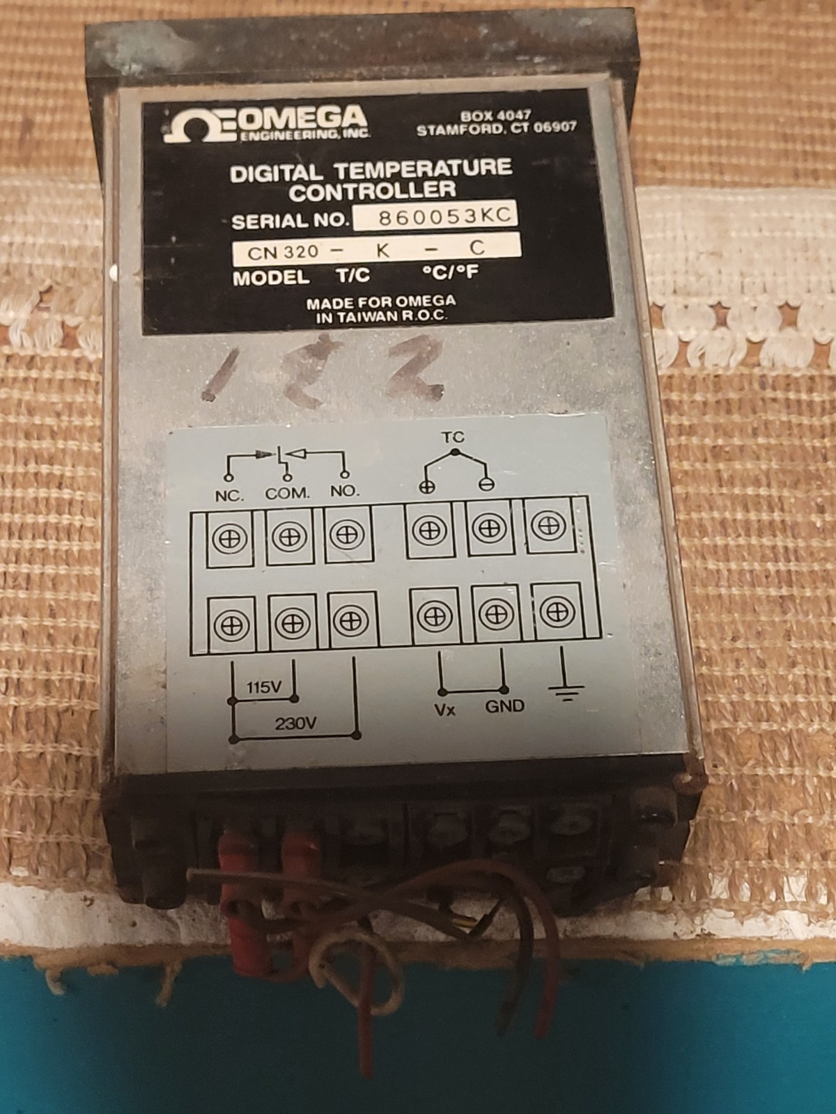 Vintage Omega Digital Thermocouple Thermometer & Temperature Controller