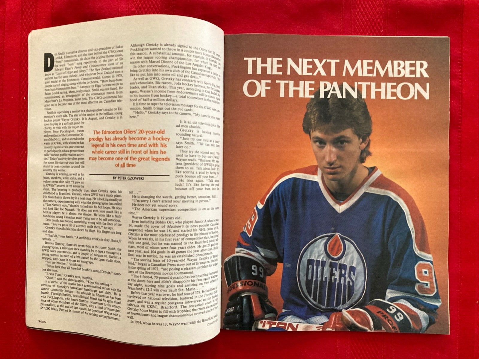 1980-81 NHL Chicago Blackhawks program / Capitals / Gartner / Savard debut