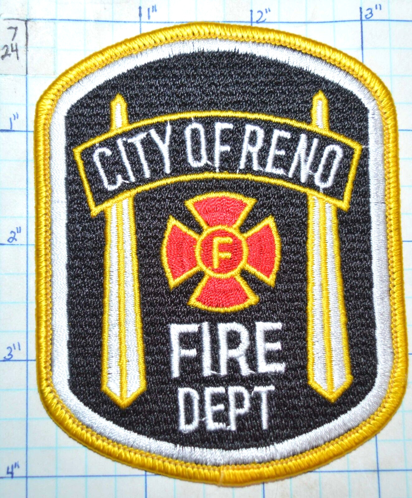 NEVADA, CITY OF RENO FIRE DEPT 4" PATCH