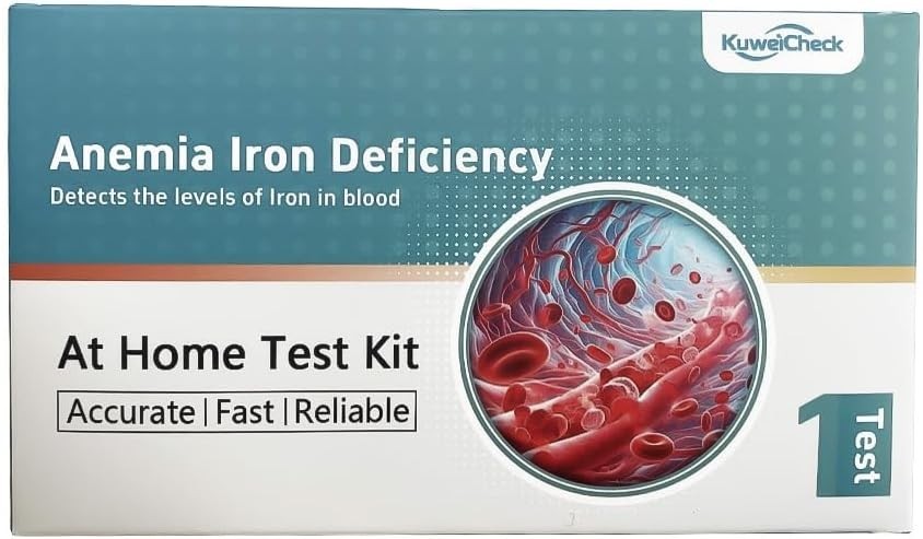 Anemia Iron Deficiency Test Kit-Rapid Accurate Results-USA Seller Ferritin