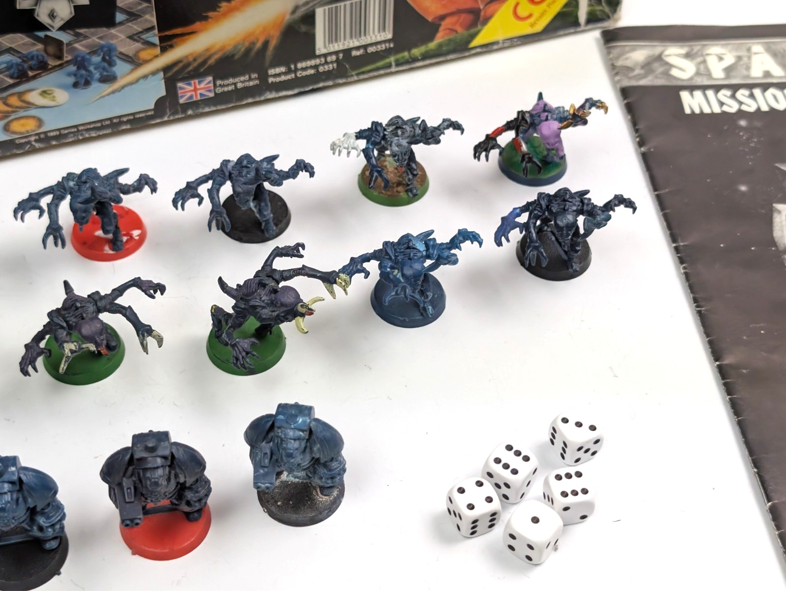 Space Hulk 1st edition Board Game Unpainted 100% complete