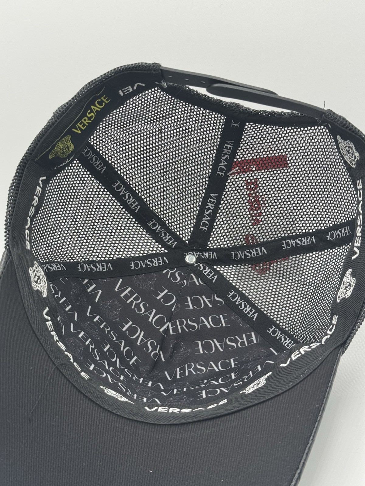 Black Medusa Snakeskin Trucker Hat