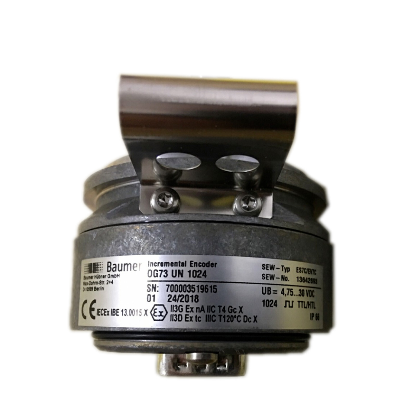 New In Box BAUMER OG 73 UN 1024 0G73UN1024 Incremental Encoder