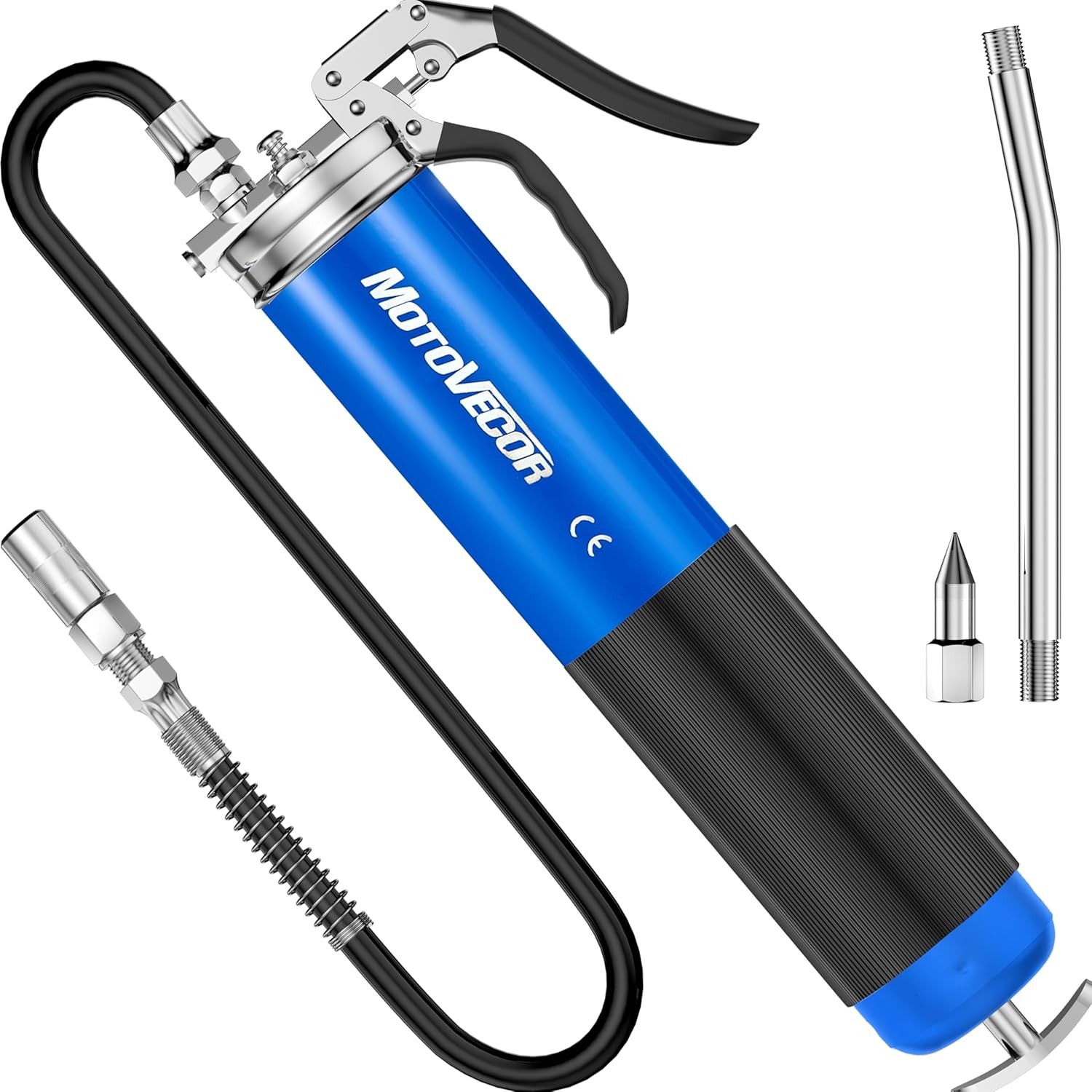 Pistol Grip Grease Gun 27 Inch Reinforced Hose
