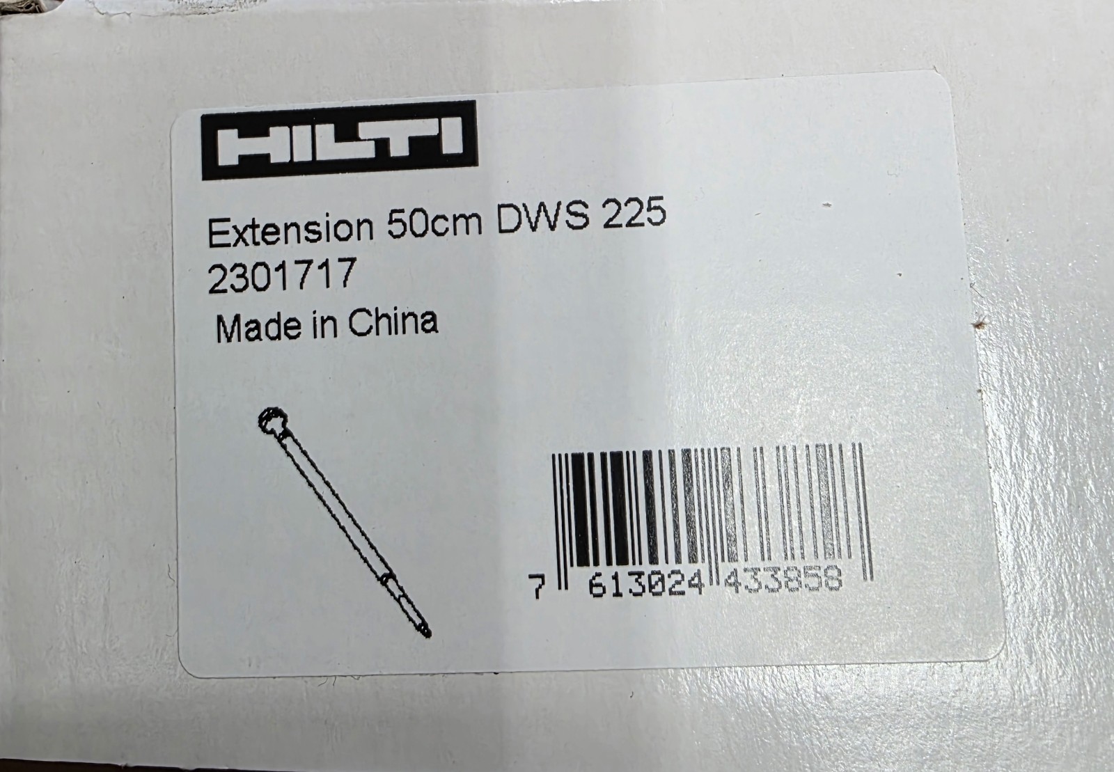HILTI Handle Extension DWS 225 #2301717