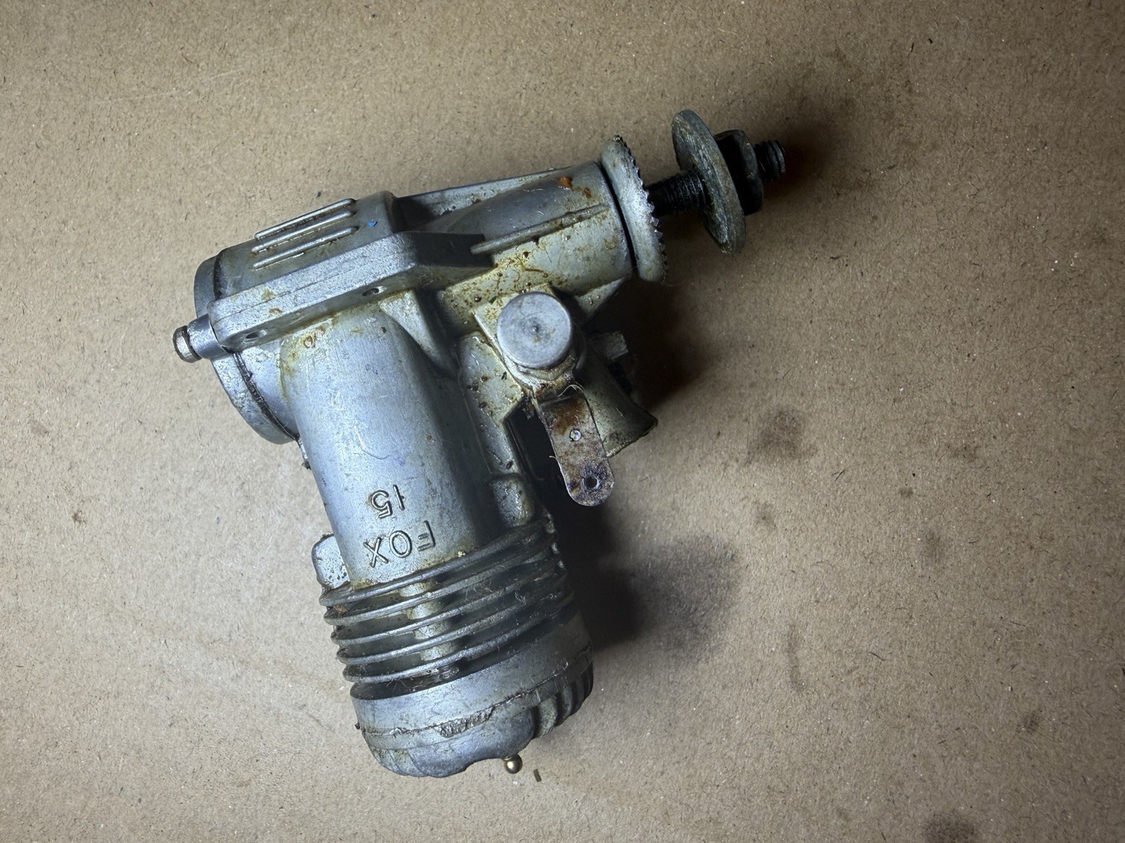 Fox 15 C/L Slant Plug Model Airplane Glow Engine Vintage