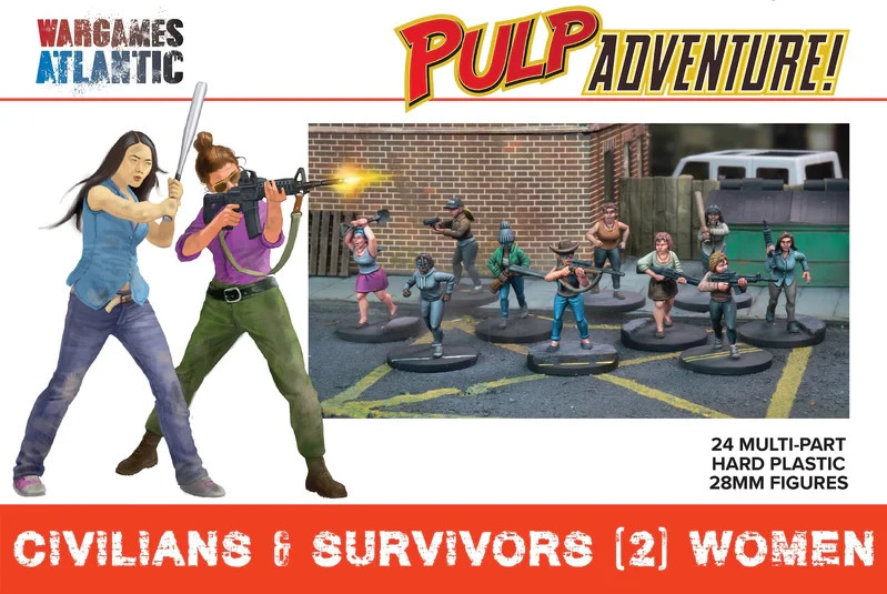 Pulp Adventure: Civilians & Survivors (2): Women by Wargames Atlantic
