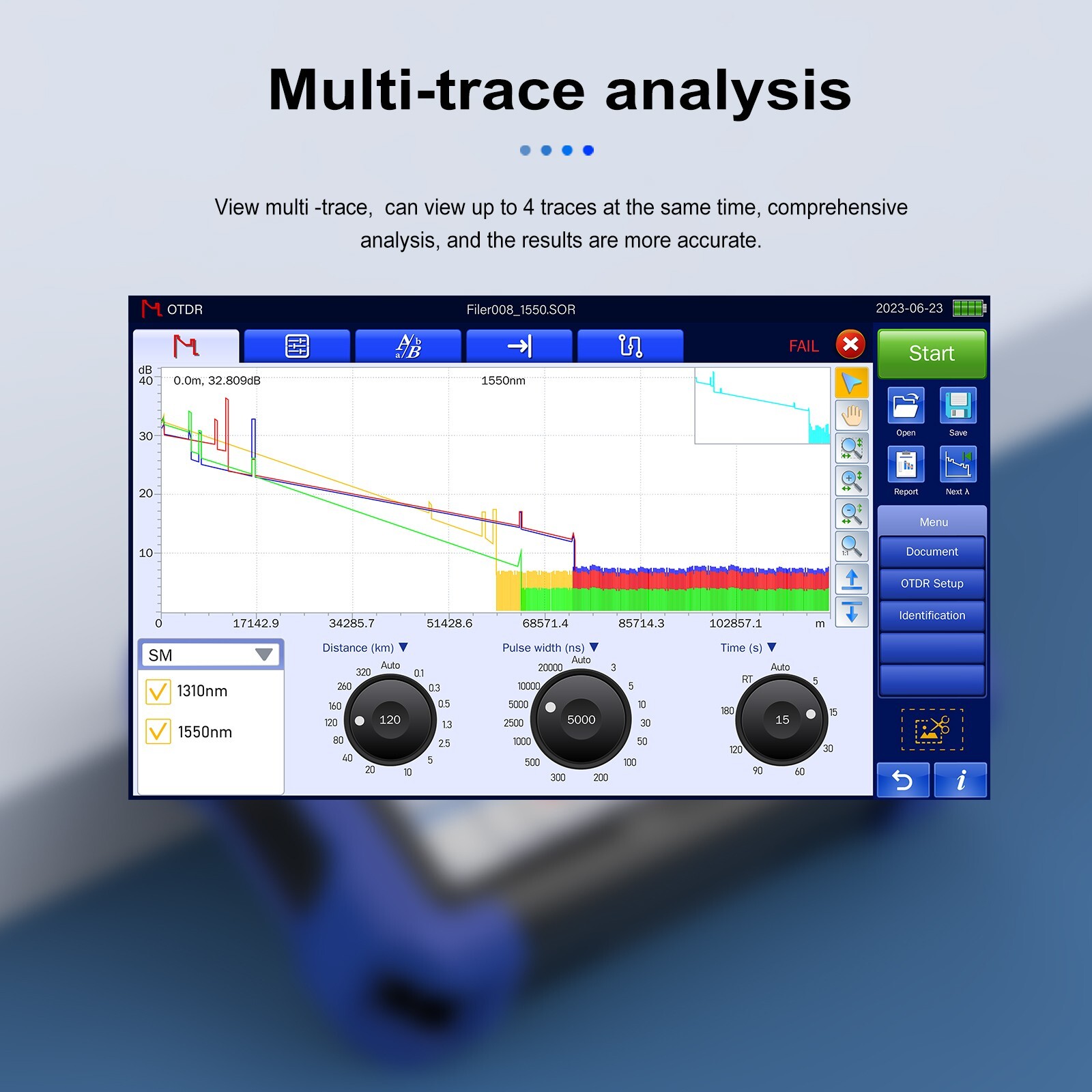 JILONG KL-6300 Fiber Master OTDR W/Multi-Functions Support Bidirectional Testing