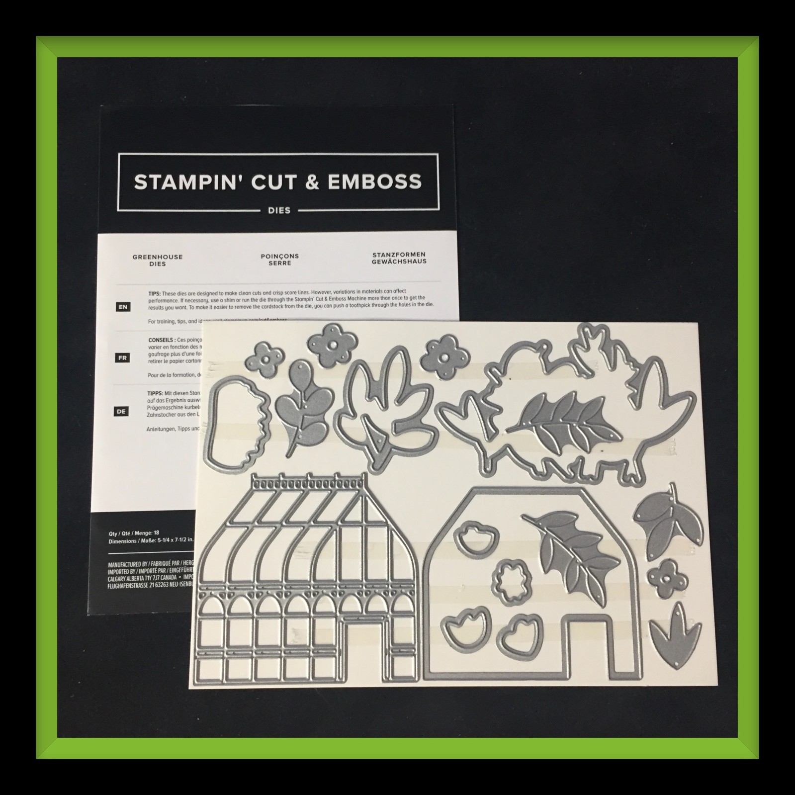 Stampin' Up! GREENHOUSE DIES  - use with the sentiments you have ***NEW*** #453