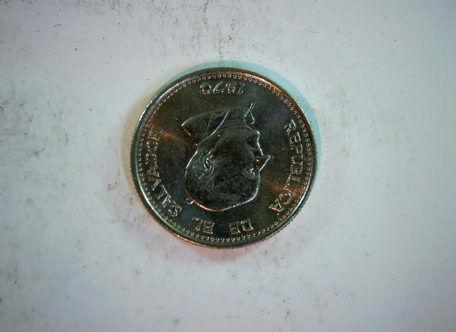El Salvador 1970 25 Centavos Coin