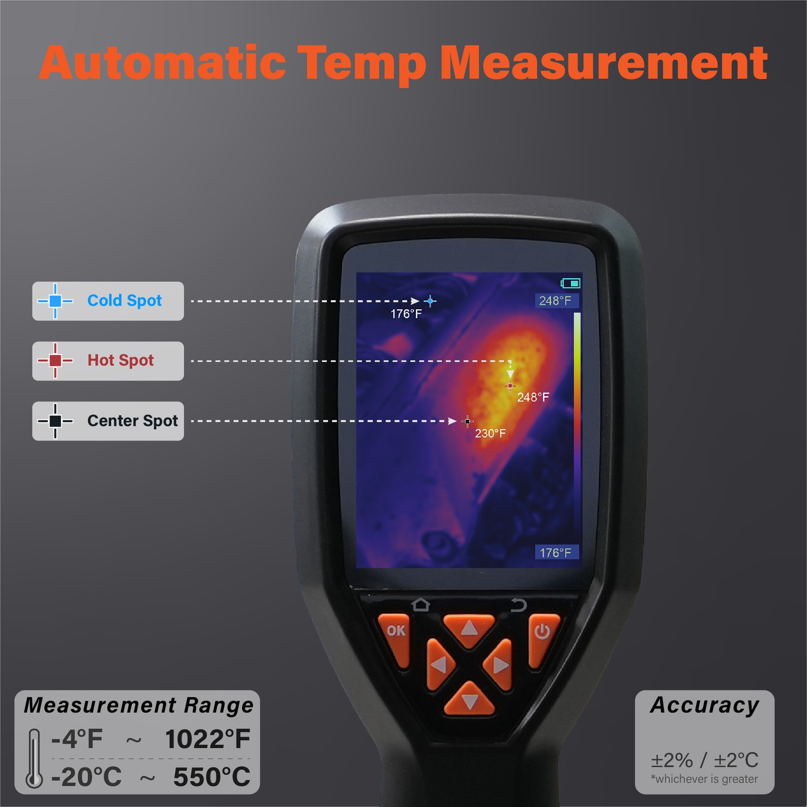 ANXTECH Infrared Thermal Imaging Camera Thermal Temperature Imager