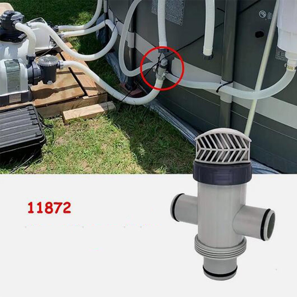 Replacement Dual Split Hose Plunger Valve Pool Above Ground Pool For Intex 11872