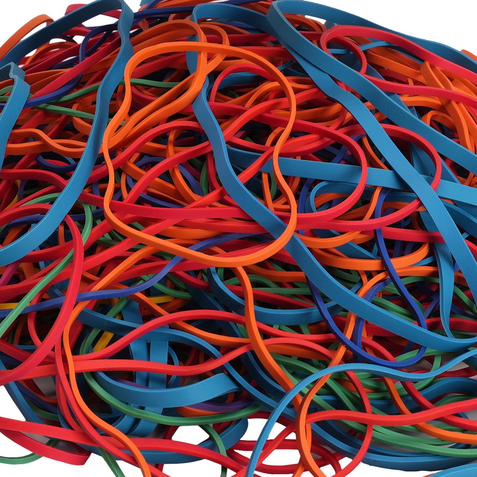 Assorted Rubber Bands Bulk Multicolor Elastic Stretchable set 0.5lb