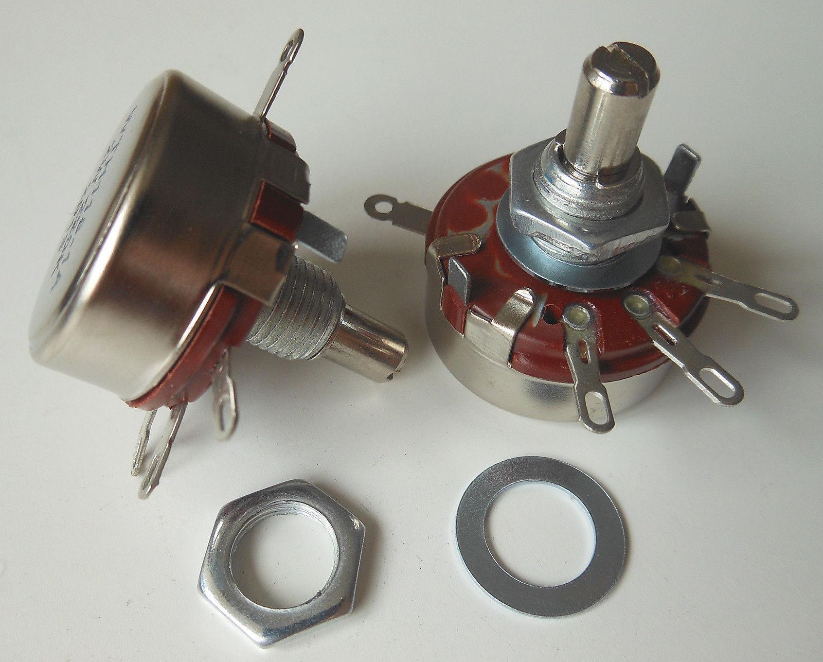 5pcs 1K Ω Ohm WTH118 WTH118-1A 2W Linear Potentiometer
