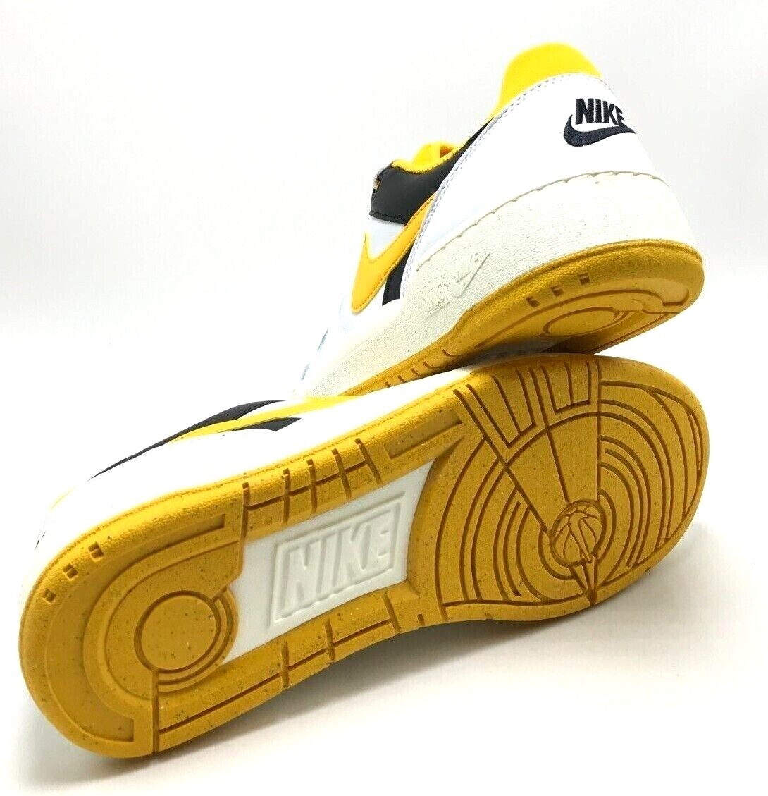 *NEW* MEN Nike Full Force Low Sneakers White/Gold (FB1362 103), Sz 8.0 - 13.0 👍