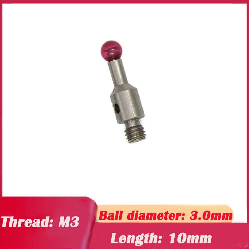 5Pcs ROMER Ruby ball Touch Probe Ruby Ball M3 Thread L10mm Stylus TESA/Hexagon