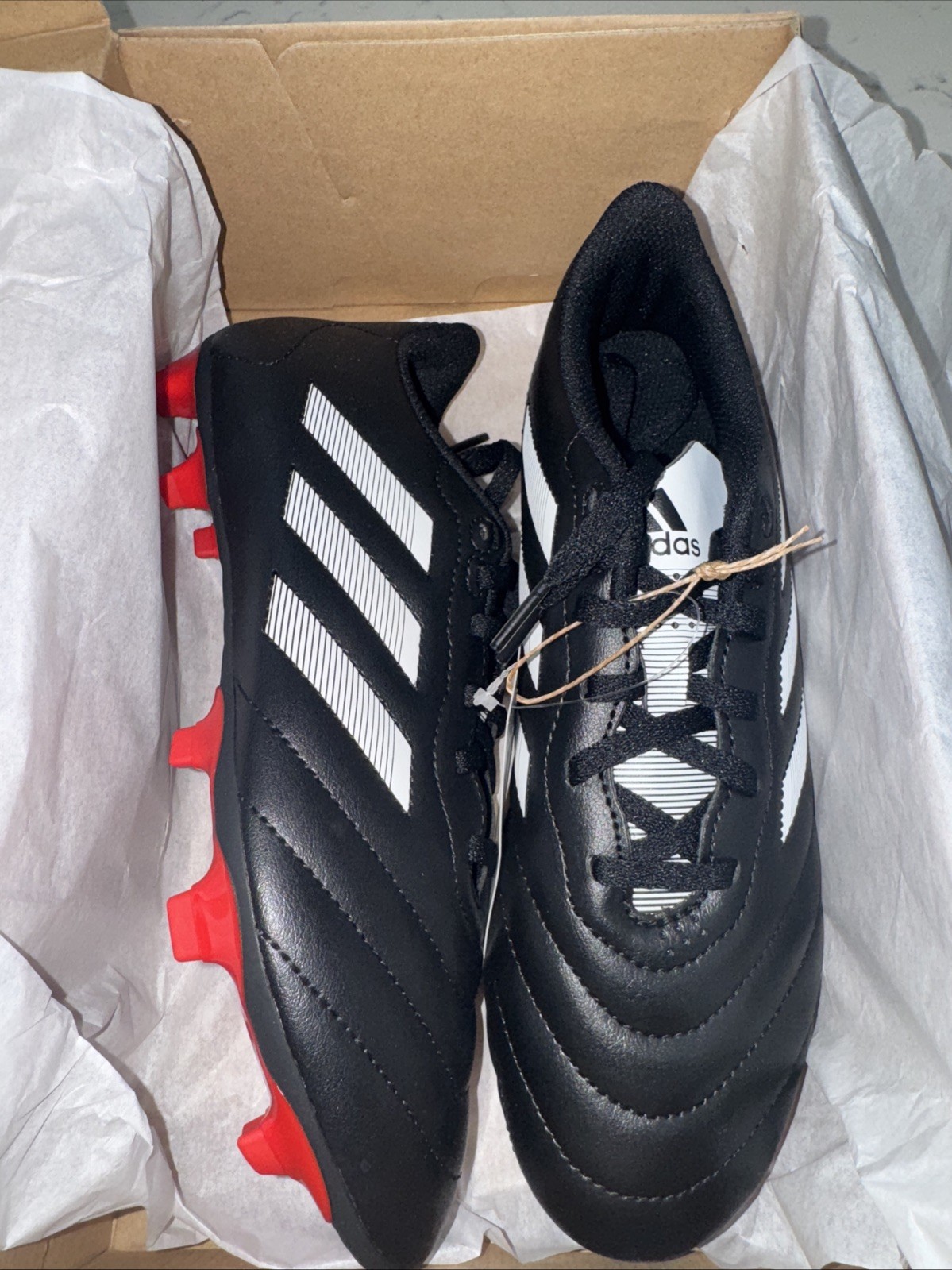 Adidas Goletto Viii FG GX7793 Men's Black Firm Ground Football Boots NIB