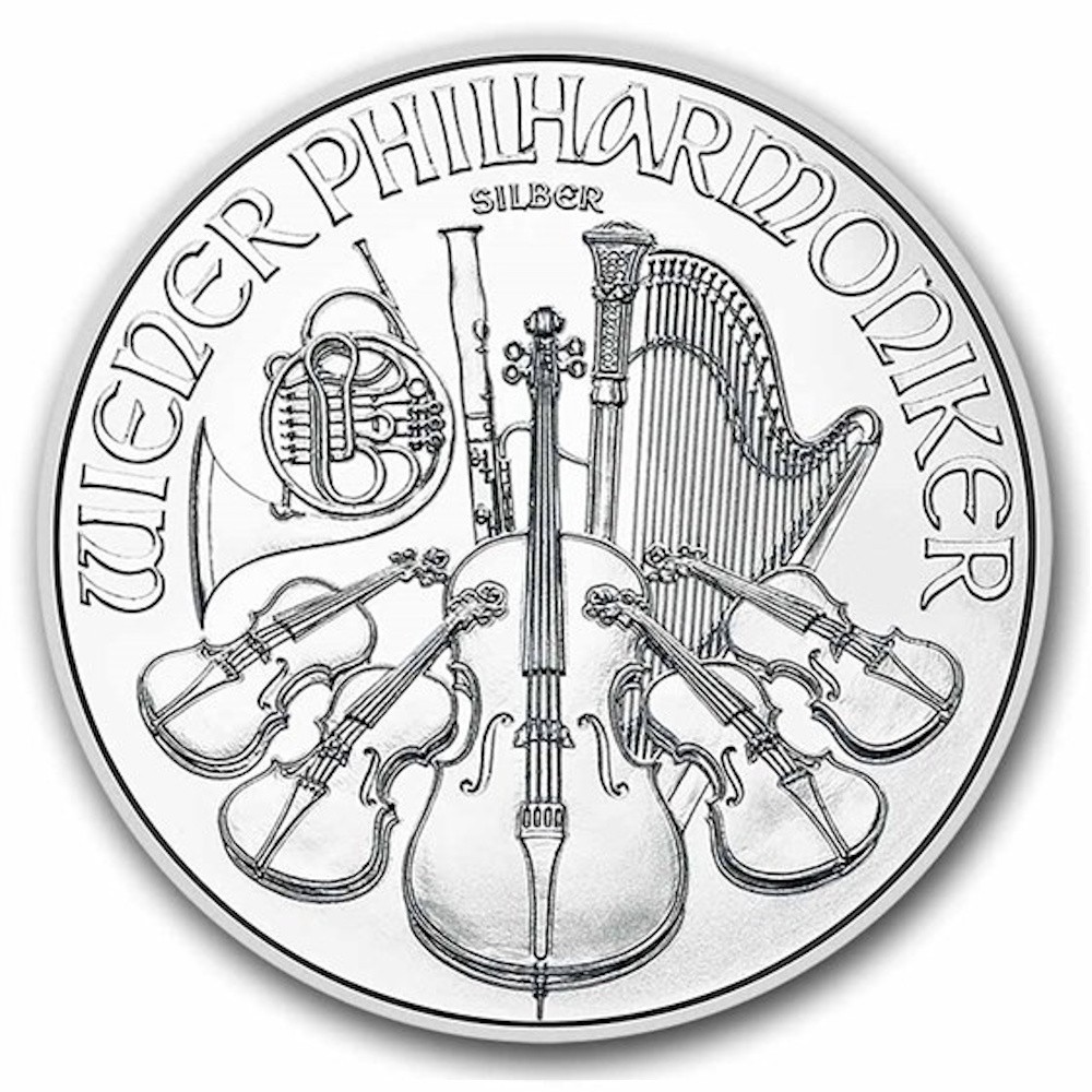 2026 1 oz Austrian Silver Philharmonic Coin .999 Fine Silver BU