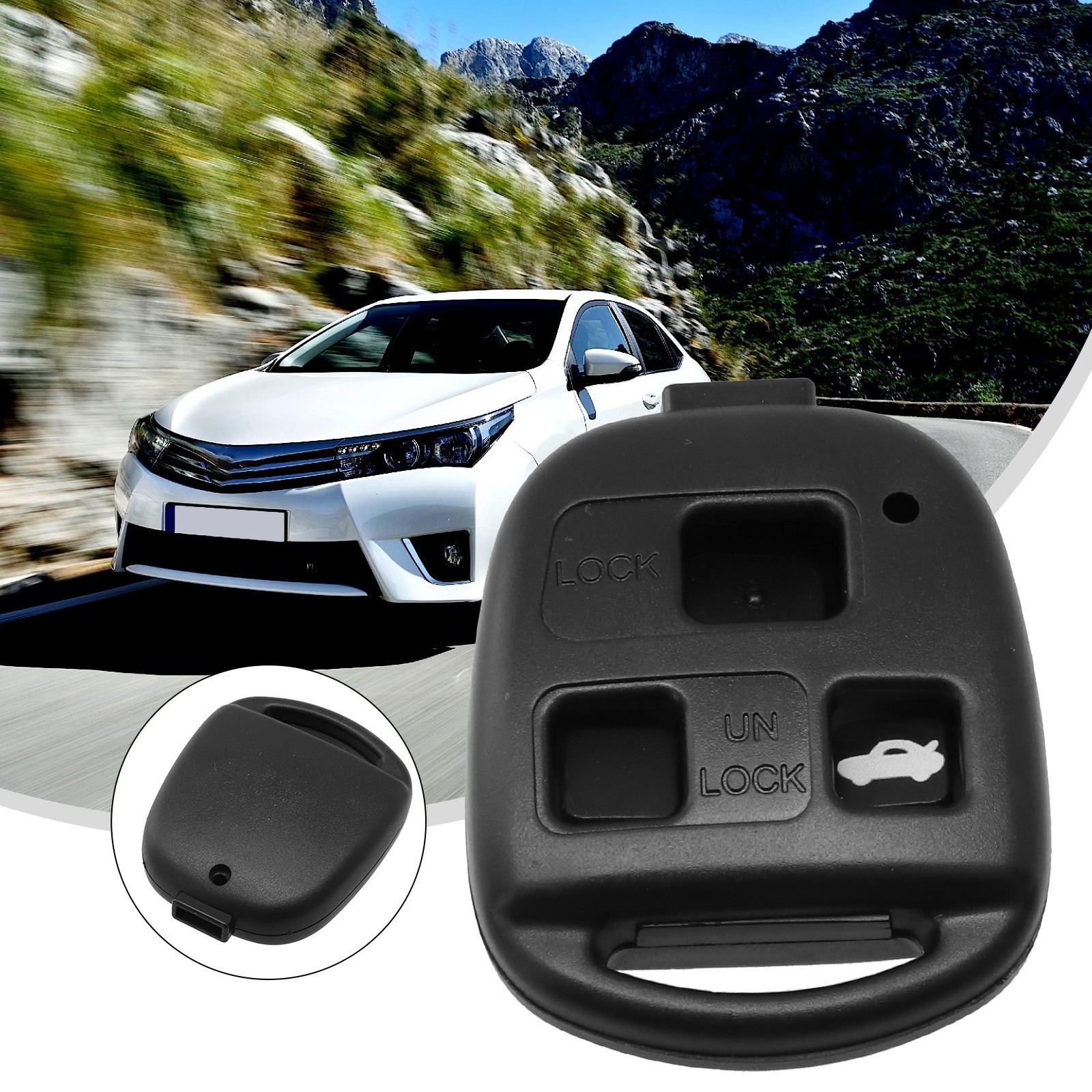 For Toyota For Land High Quality Cruiser Car Remote Key Button Pad Shell Case