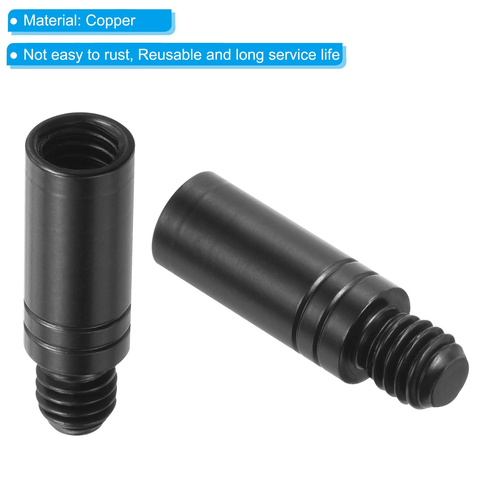 3g Copper Dart Weight Add Accentuator 9 Pcs 14mm Length 2BA Thread Black