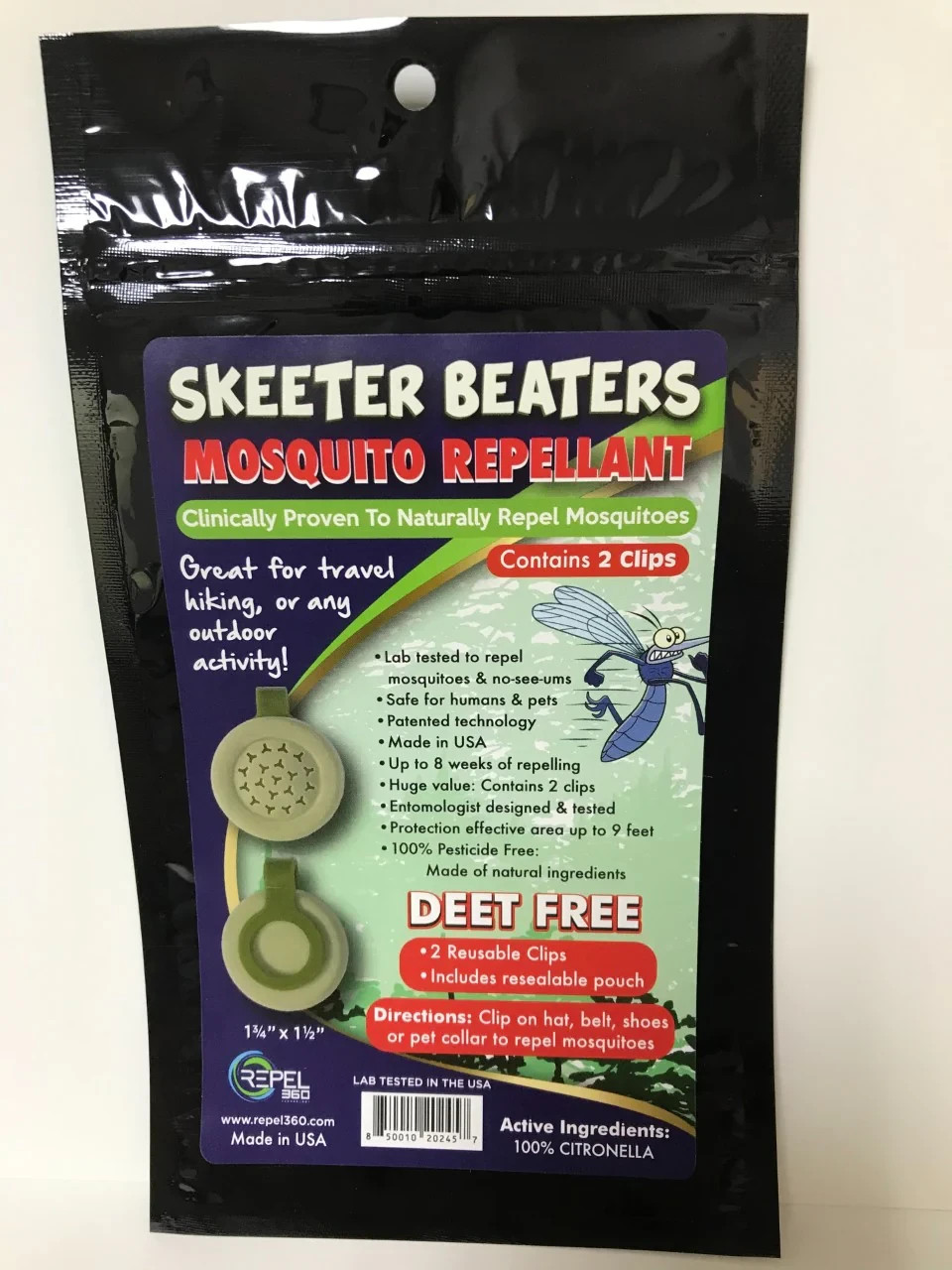Skeeter Beater Clips - All Natural