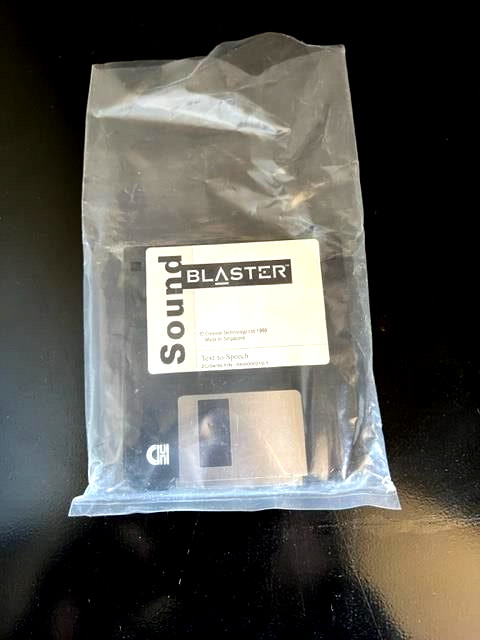 Vintage Sound Blaster 3.5” Floppy Software Disk. 3 Disc Installation Application