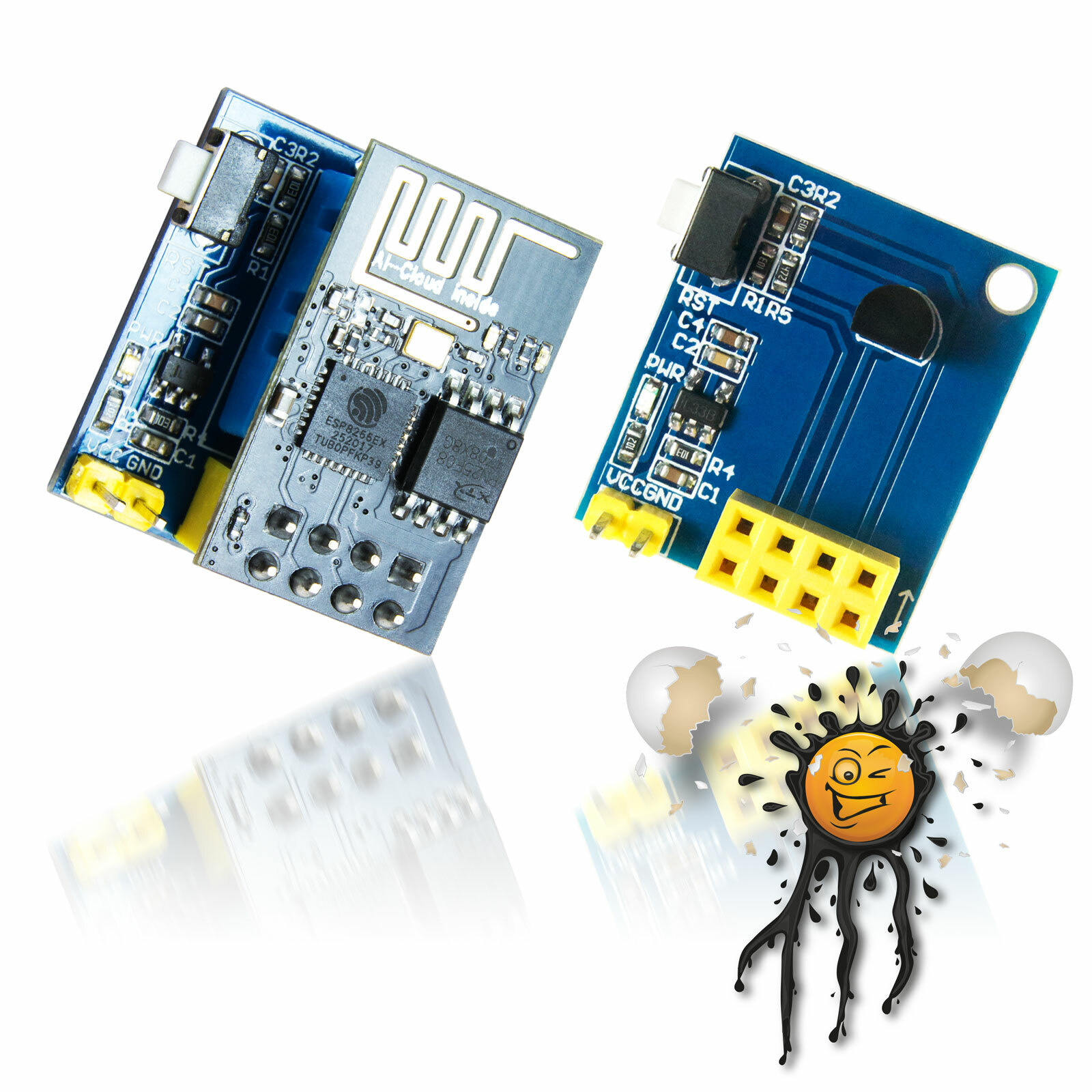 ESP8266 ESP-01 WiFi DHT22 DHT11 DS18B20 Temperature Humidity Humidity Sensor