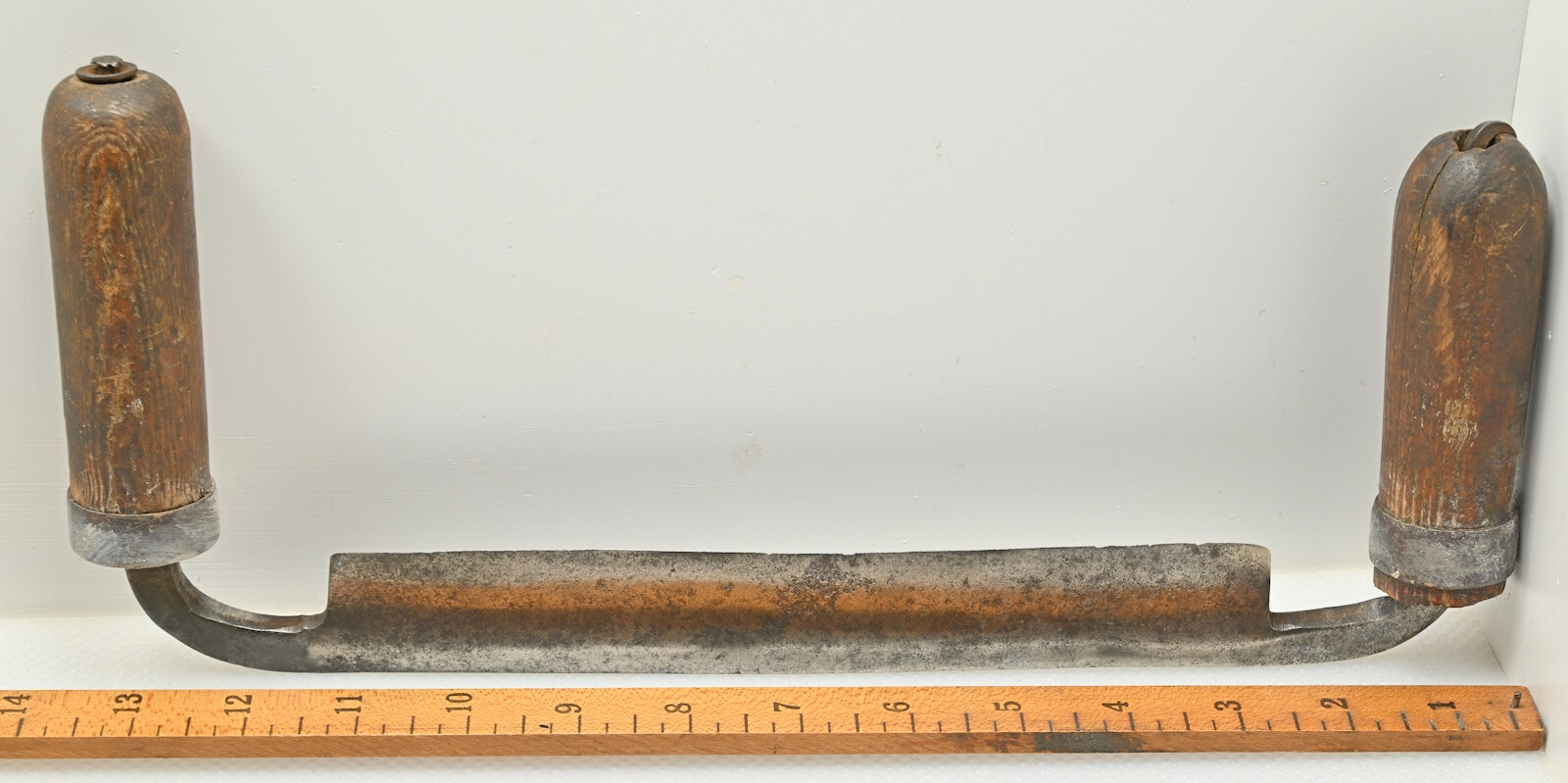 ✨Vintage 8-3/4" Unbranded Blacksmith Made Drawknife (INV P108)