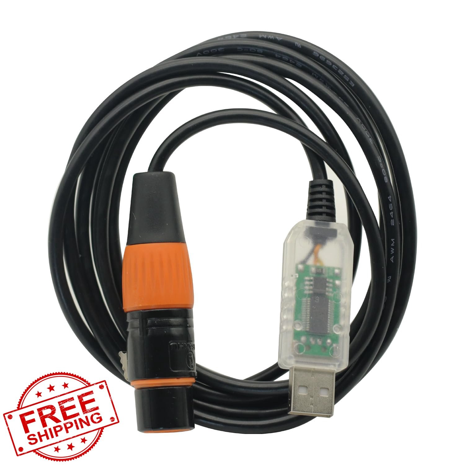 USB to DMX Interface Adapter Cable FT232 Stage Light