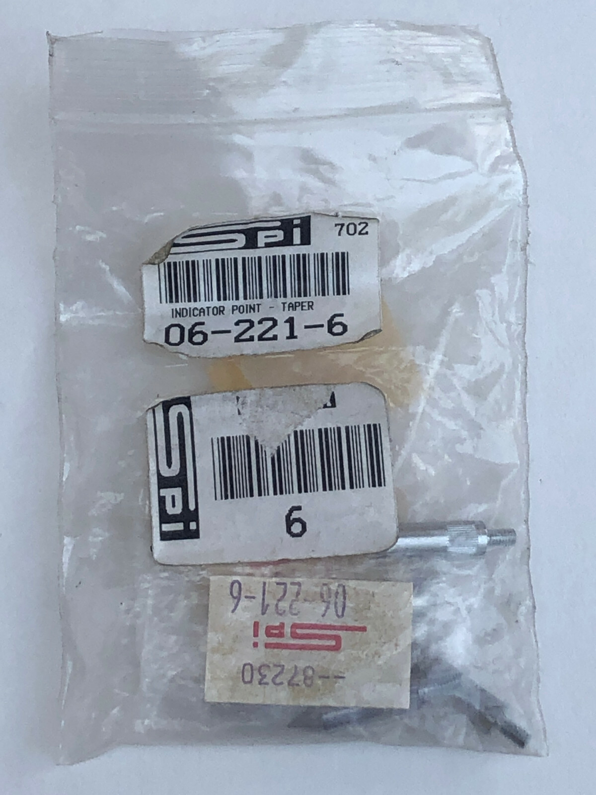 SPI Swiss Precision Instruments 06-221-6 Indicator Point Taper