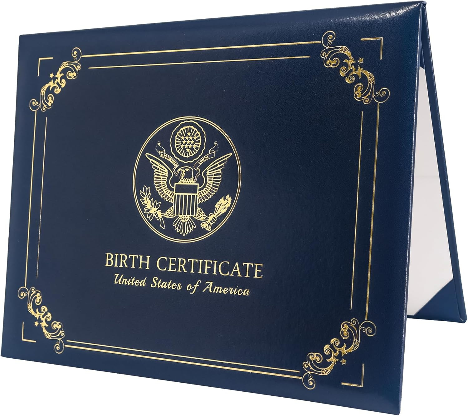 US Birth Certificate Holder 8.5X11 Birth Certificate Cover Protector with Logol