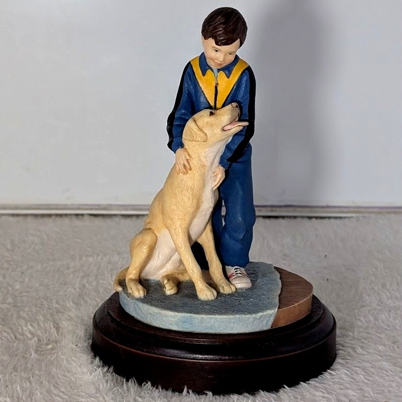 Heredities Figure Best Mates With Wooden Base - PPP52 - Excellent Conditon