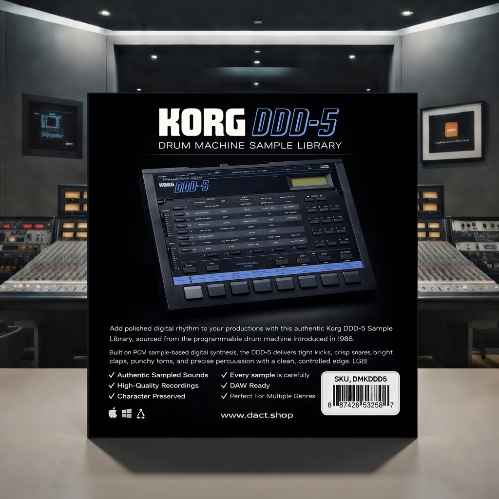 Korg DDD-5 Drum Machine Sample Library
