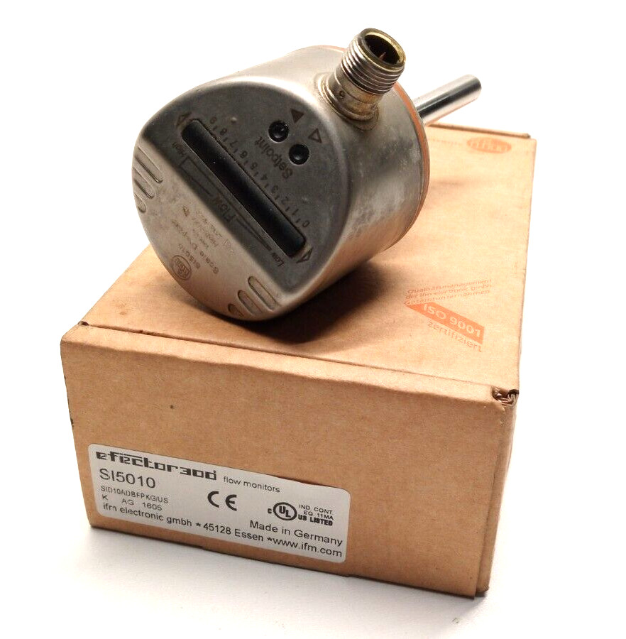 IFM Electronic SI5010 Flow Monitor Flow Sensor SID10ADBFPKG/US SID10