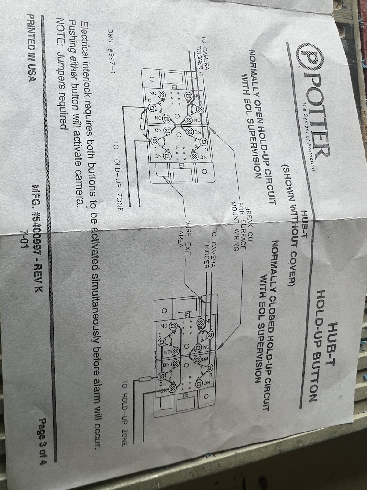 Security Systems Panic Button