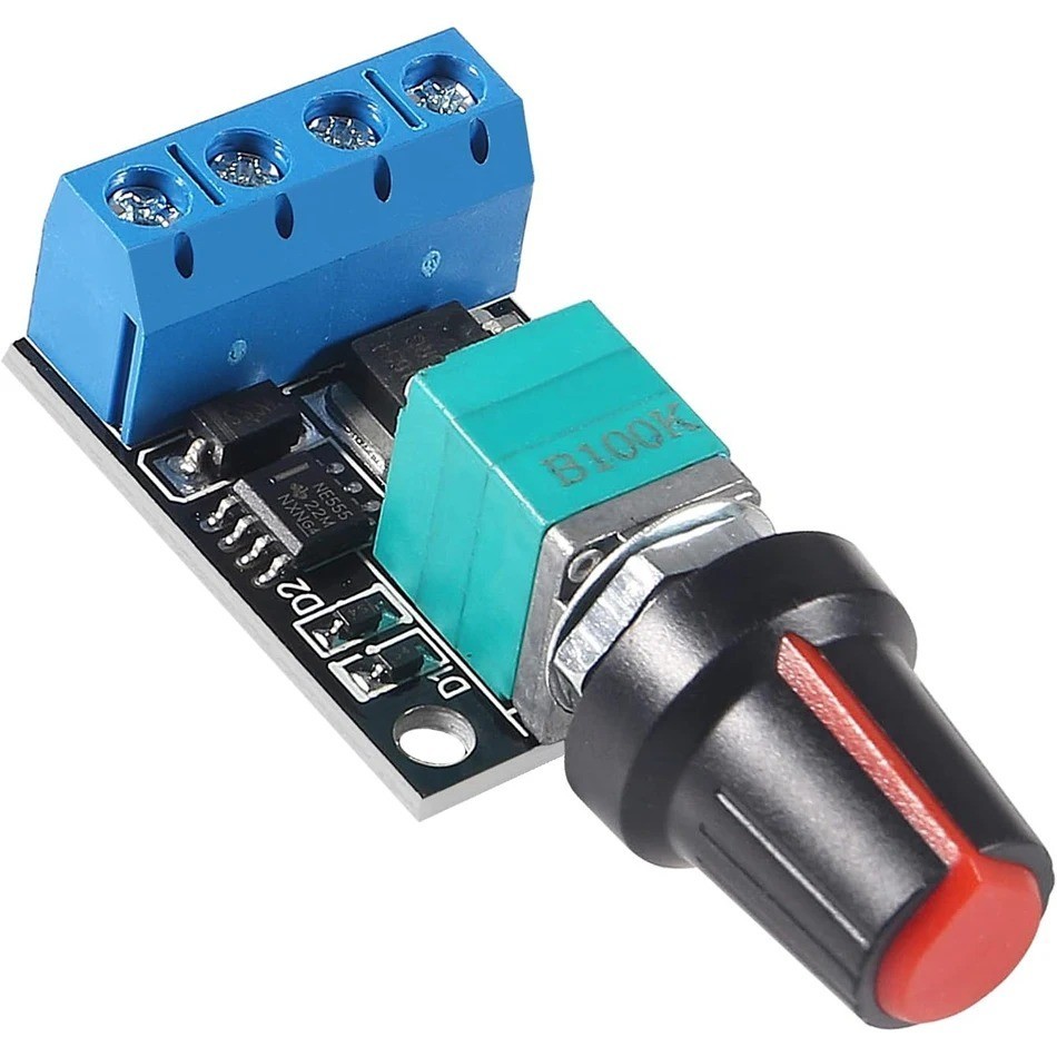 5V-16V 10A PWM DC Motor Speed Controller - Stepless Speed Governor & LED Dimmer
