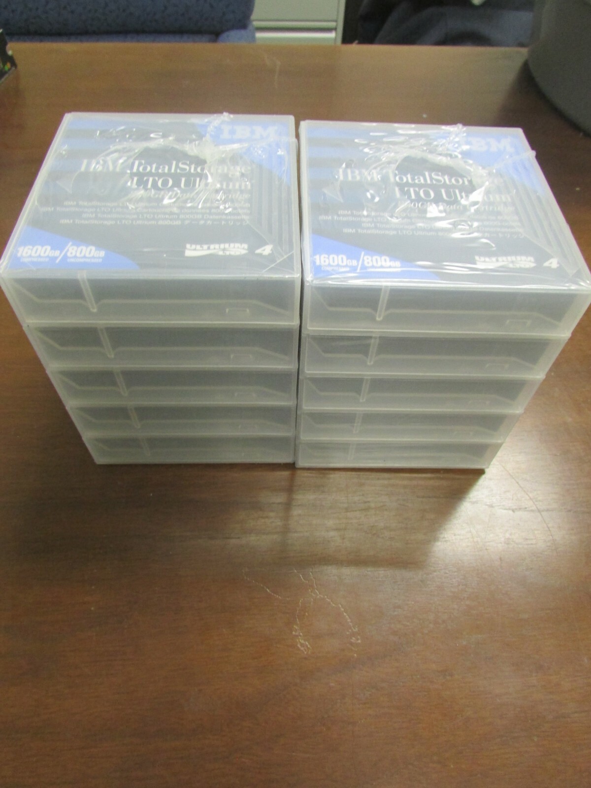 Lot of 10 – IBM 95P4436 LTO‑4 Ultrium 800GB Data Cartridges – NEW Factory Sea...