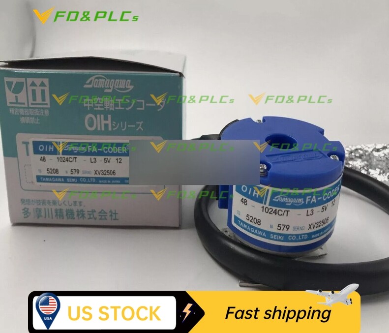 1PC TAMAGAWA Encoder TS5208N579 OIH48-1024C/T-L3-5V 12 NEW
