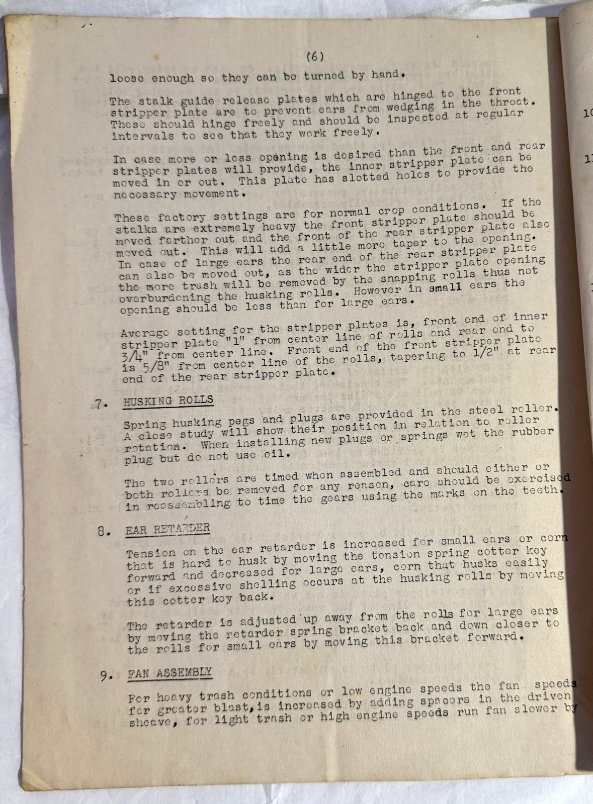 Allis Chalmers 2 Row Corn Harvester Educational Program Operation & Adjust Guide