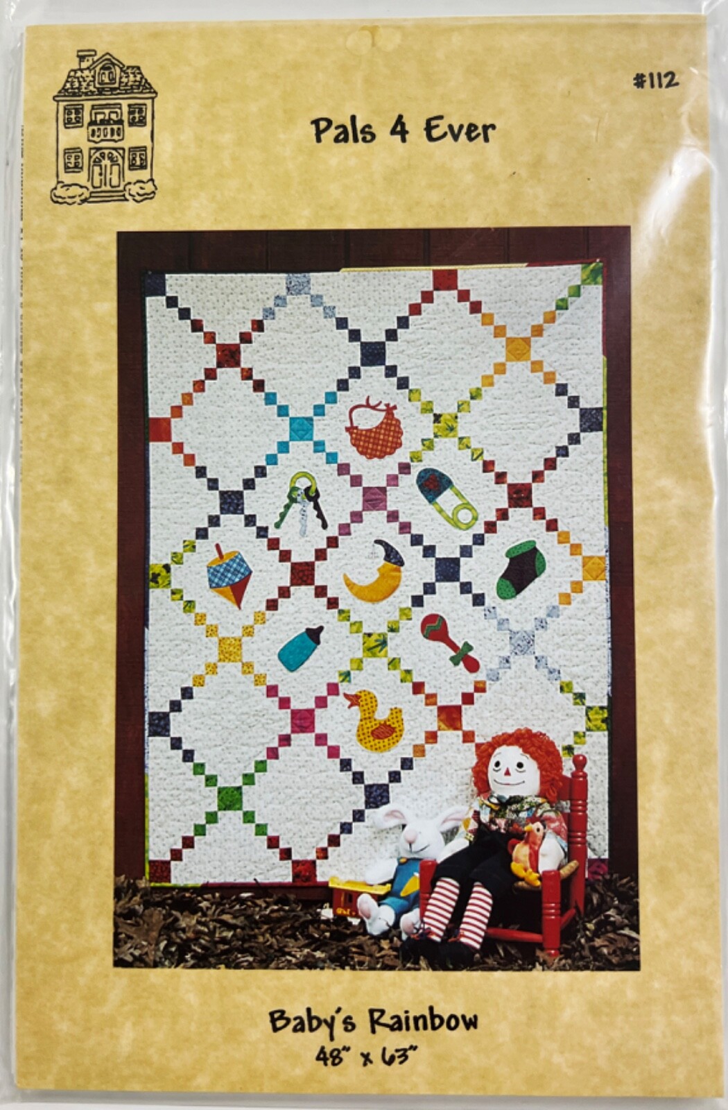 Pals 4 Ever Baby's Rainbow #112 Pattern 2000