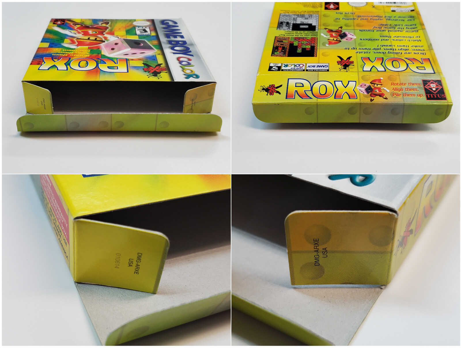 Rox Authentic Nintendo Game Boy Color Box & Manual *