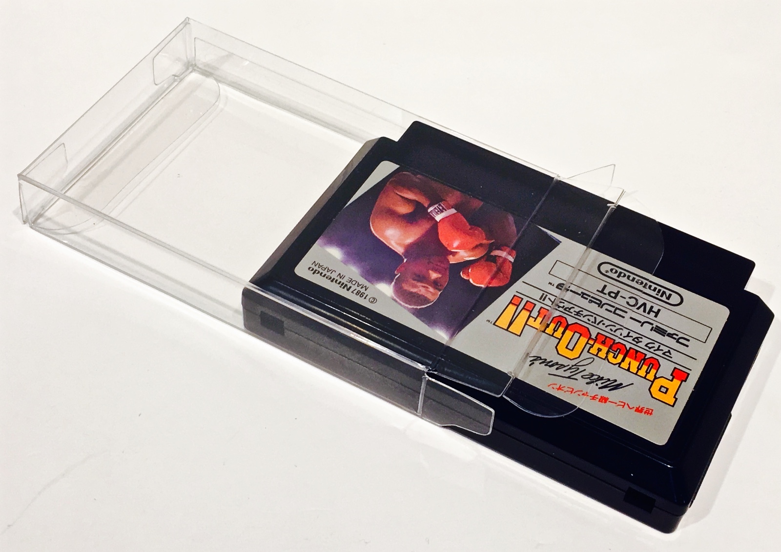 10 Box Protectors For NINTENDO FAMICOM Cartridges Custom Clear Display Cases