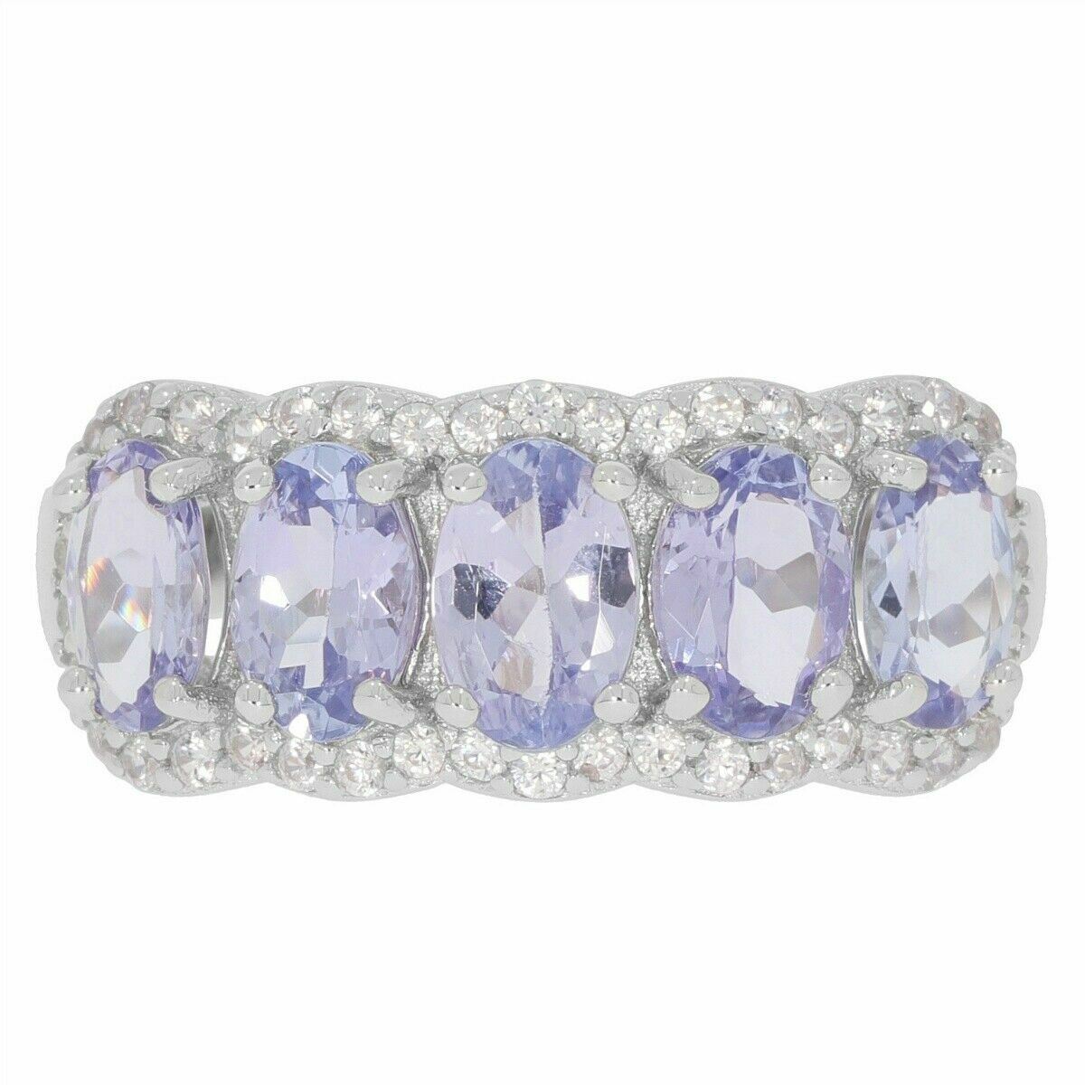 Sterling Silver Semi Mount Ring Setting Oval OV 6x4mm Topaz