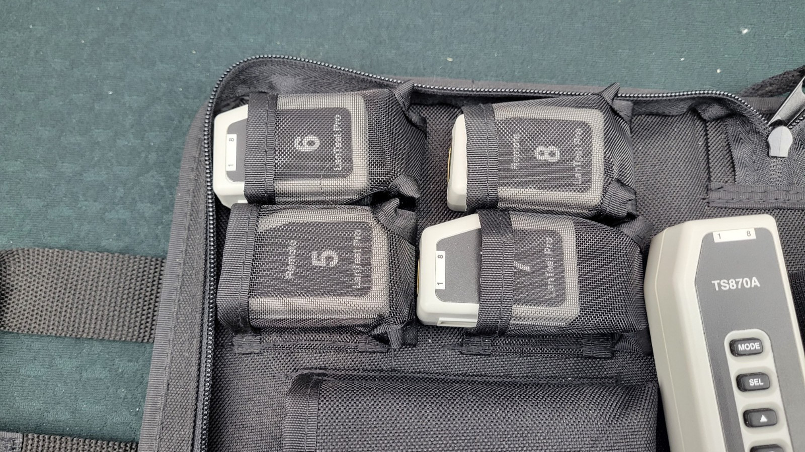 Black Box Model TS870A Lan Test Pro Cat 5E Tester Analyzer Kit