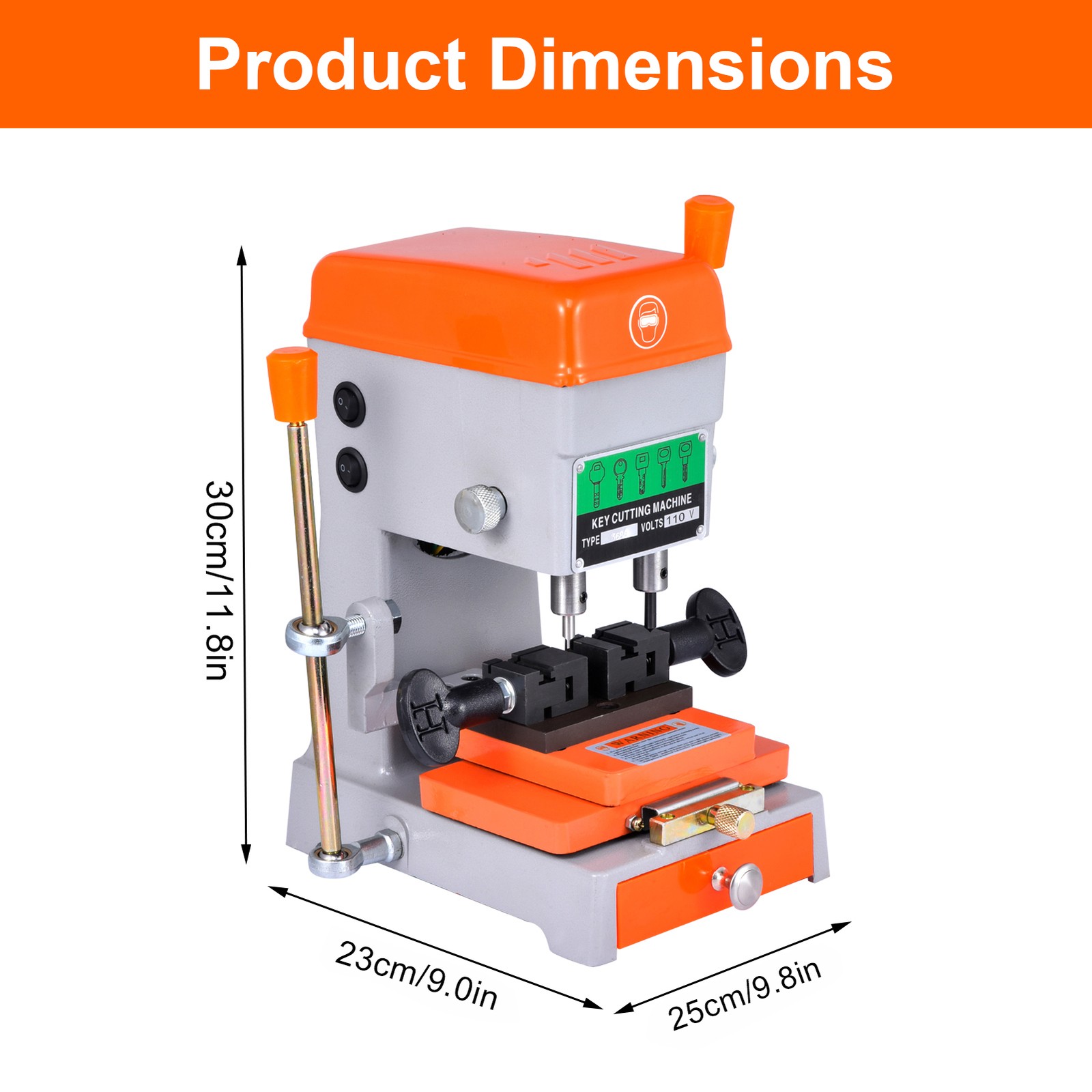 Key Cutting Duplicating Machine Cutter Car Key Copier Locksmith Tools