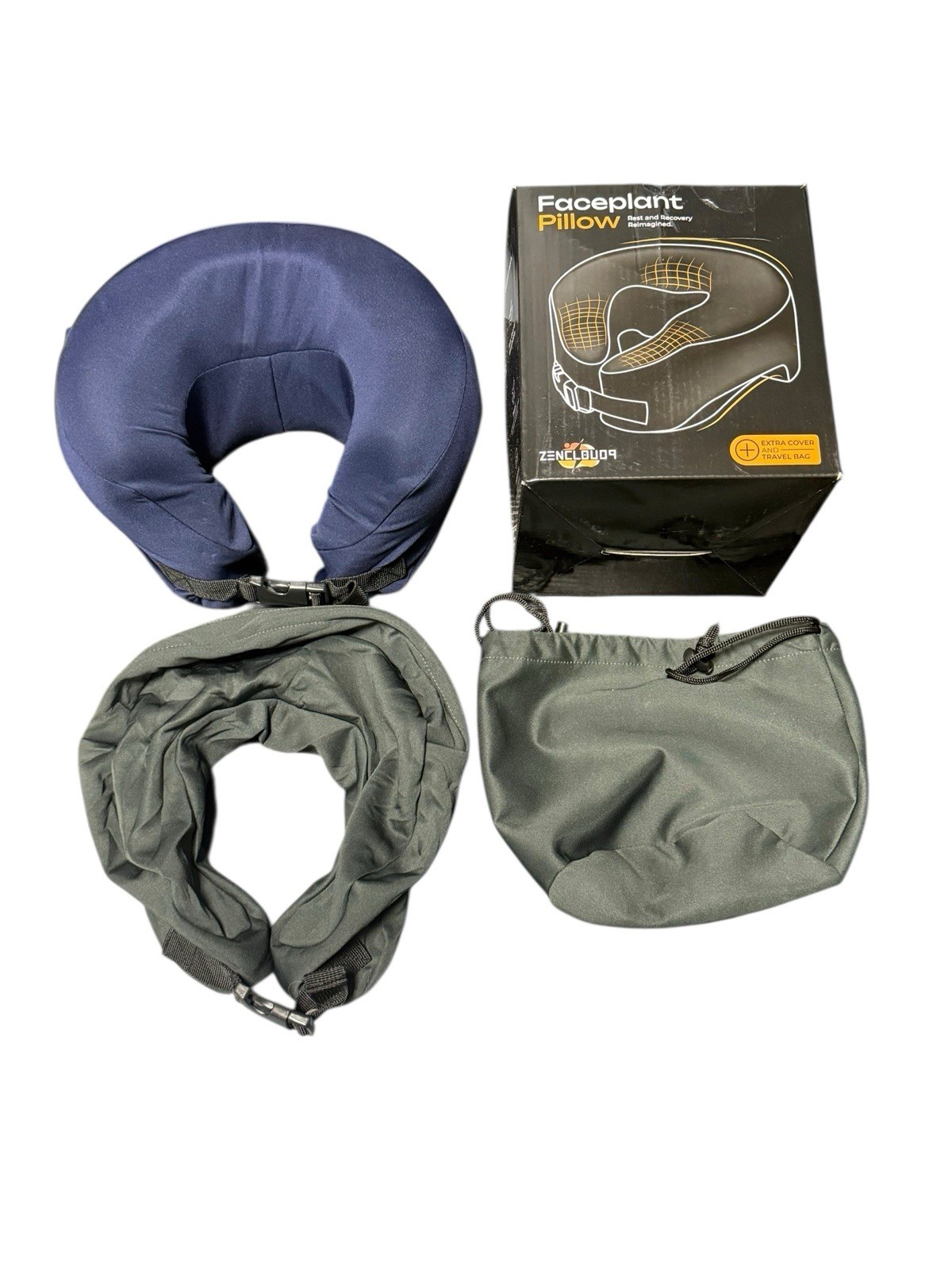 Faceplant Pillow Face Down Sleeping Adjustable Memory Foam Stomach Pre Owned