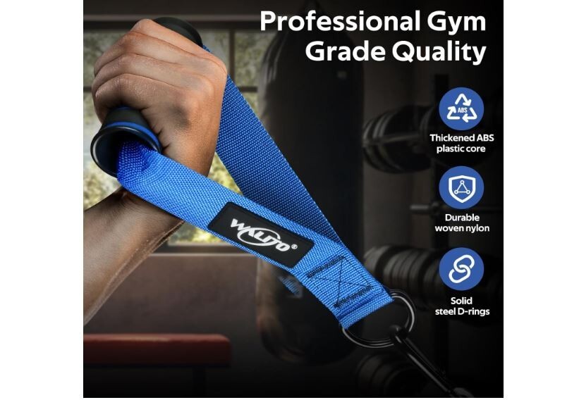 Exercise Handles, Replacement Cable Machine Attachments for Home Gym Equipment,