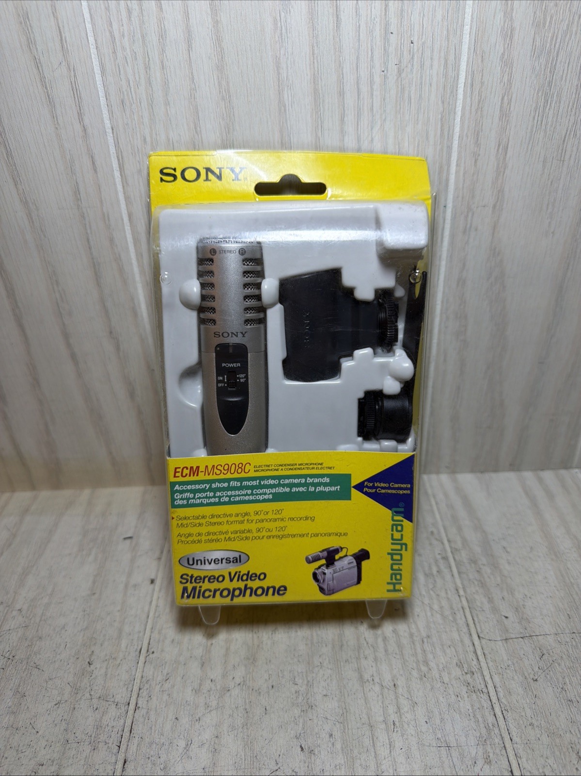SONY ECMMS908C STEREO MICROPHONE 4 CAMCORDER ECM-MS908C